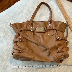 Michael Kors Tan Leather Shoulder Bag
